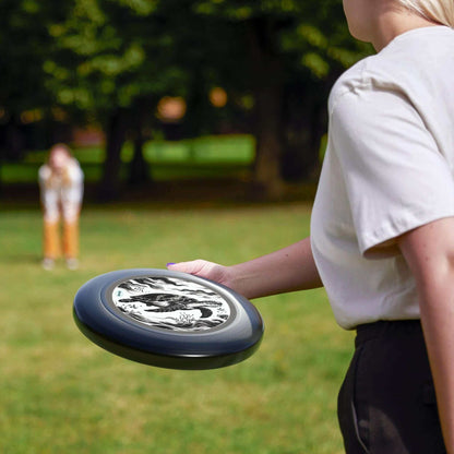 Sea Turtle Black/White Wham-O Frisbee Stop in your tracks! This isn't your average frisbee. The eye-catching Colorful Sea Turtle Wham-O Frisbee is ready to soar. Iconic Wham-O brand ensures top performance and durability Vibrant sea turtle design availabl