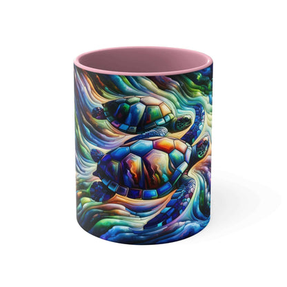 Colorful Sea Turtle Coffee Mug 4 Start your mornings off right with a warm cup of coffee in this eye-catching Sea Turtle mug that adds a pop of color and personality to your daily routine. Key features/benefits bullet list: Vibrant, customized designs pri