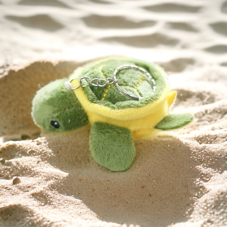 Sea Turtle Plush Keychain