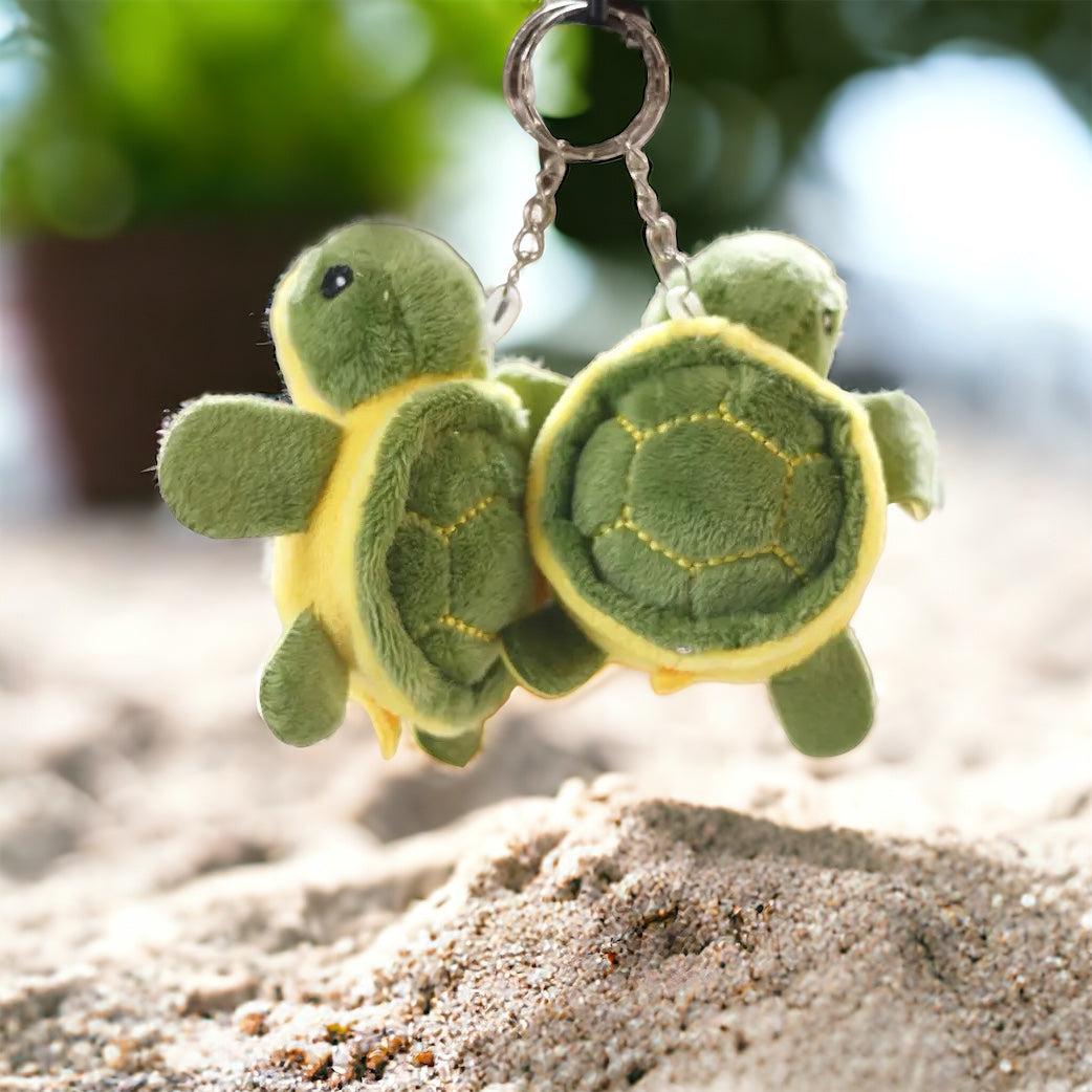 Sea Turtle Plush Keychain