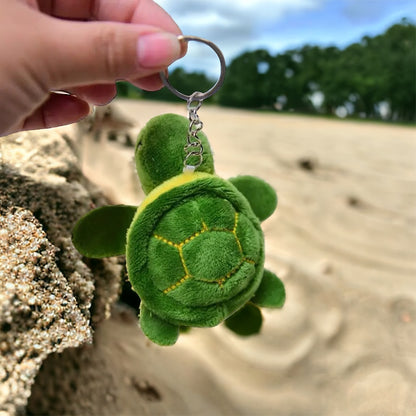 Sea Turtle Plush Keychain