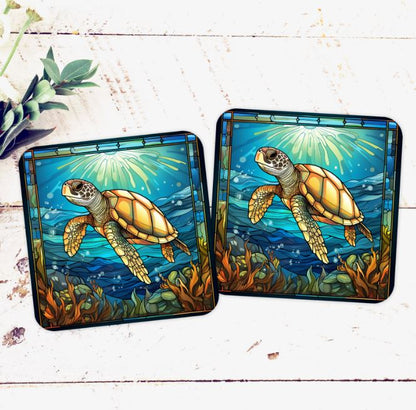 Sea Turtle Drink Coasters