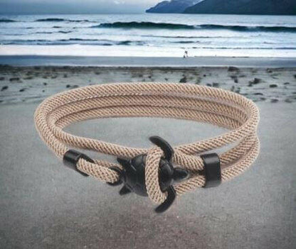 Sea Turtle Rope Bracelet with Silver/Black Charm Treat your wrist to a trendy nautical charm with the sea Turtle Rope Bracelet. This handcrafted accessory brings coastal vibes to any outfit. Key features/benefits: Adjustable rope bracelet with a polished