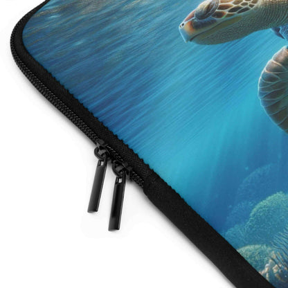 Sea Turtle Laptop Sleeve Safeguard your tech in charming style with the Sea Turtle Laptop Sleeve! Durable neoprene absorbs shocks while custom sea turtle designs showcase your personality. Made of water-resistant neoprene that shields laptops 7” to 17” Fu