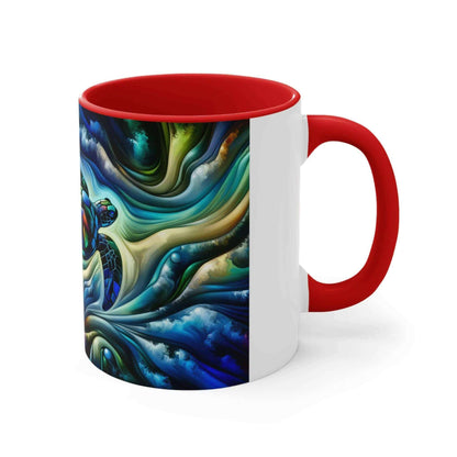 Colorful Sea Turtle Coffee Mug 3 Start your mornings off right with a warm cup of coffee in this eye-catching Sea Turtle mug that adds a pop of color and personality to your daily routine. Key features/benefits bullet list: Vibrant, customized designs pri