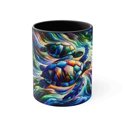 Colorful Sea Turtle Coffee Mug 4 Start your mornings off right with a warm cup of coffee in this eye-catching Sea Turtle mug that adds a pop of color and personality to your daily routine. Key features/benefits bullet list: Vibrant, customized designs pri