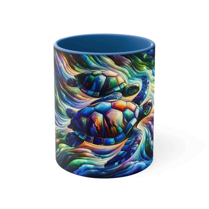 Colorful Sea Turtle Coffee Mug 4 Start your mornings off right with a warm cup of coffee in this eye-catching Sea Turtle mug that adds a pop of color and personality to your daily routine. Key features/benefits bullet list: Vibrant, customized designs pri