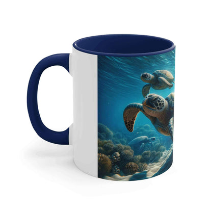 Realistic Sea Turtle Coffee Mug 2 Start your mornings with a sea turtle sidekick! This Realistic Sea Turtle Coffee Mug adds a splash of color and ocean vibes to your daily coffee routine. Vibrant sea turtle design printed in stunning detail Durable 11oz c