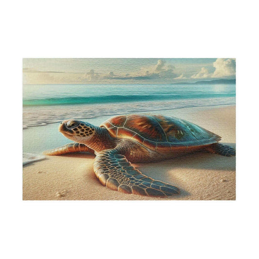 Sea Turtle Jigsaw Puzzle 6 Put the pieces together and dive into a world of wonder! Available in 110, 252, 520 or 1014 pieces with glossy, laminated finish Printed on sturdy chipboard backing for quality that lasts Choose vertical or horizontal orientatio