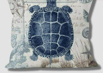 Sea Turtle Colorful Pillow Case Delivery Information:Please Note - As this is a lovingly handmade product, the shipping time might sound longer than standard. We appreciate your patience and understanding in receiving these unique, crafted items.Delivery