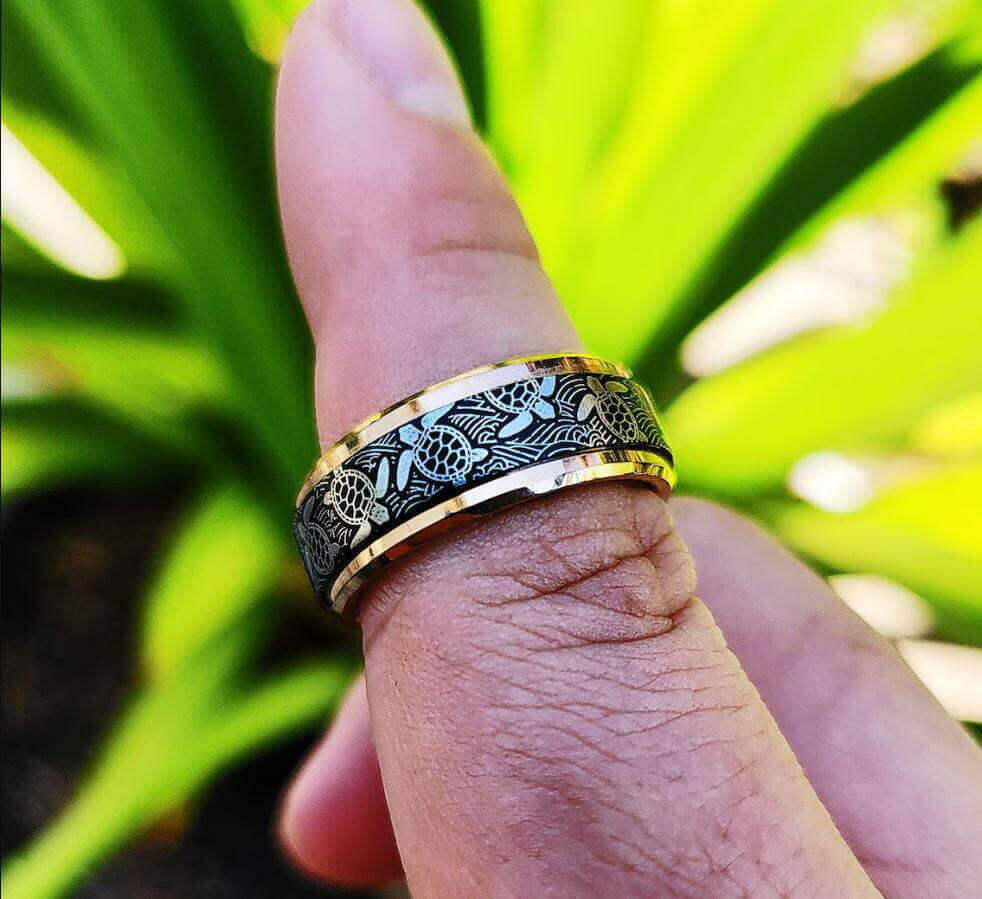 Engraved Sea Turtle Ring Delivery Information:Please Note - As this is a lovingly handmade product, the shipping time might sound longer than standard. We appreciate your patience and understanding in receiving these unique, crafted items.Delivery timefra