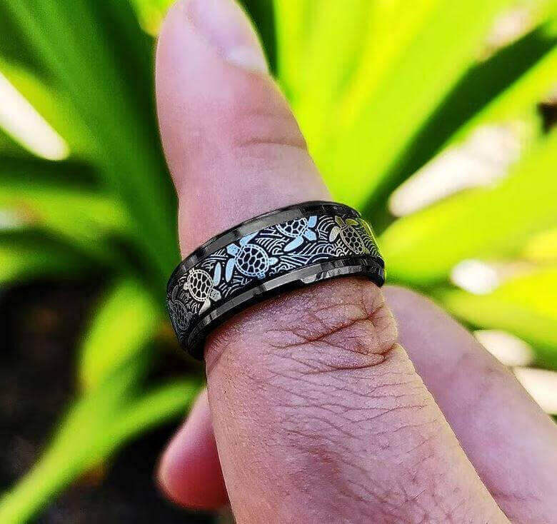 Light Engraved Sea Turtle Ring Delivery Information:Please Note - As this is a lovingly handmade product, the shipping time might sound longer than standard. We appreciate your patience and understanding in receiving these unique, crafted items.Delivery t