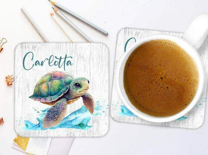 Sea Turtle Drink Coasters Delivery Information:Please Note - As this is a lovingly handmade product, the shipping time might sound longer than standard. We appreciate your patience and understanding in receiving these unique, crafted items.Delivery timefr