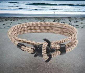 Sea Turtle Rope Bracelet with Silver/Black Charm Treat your wrist to a trendy nautical charm with the sea Turtle Rope Bracelet. This handcrafted accessory brings coastal vibes to any outfit. Key features/benefits: Adjustable rope bracelet with a polished