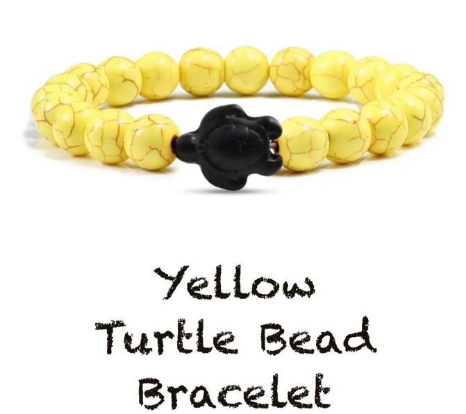 Sea Turtle Rescue Bracelet: Colorful Beads Make a statement with this colorful Sea Turtle Rescue bracelet! Each bracelet purchased helps fund sea turtle rescue and conservation efforts. Vibrant mixed natural stone beads in shades of blue, green, and brown